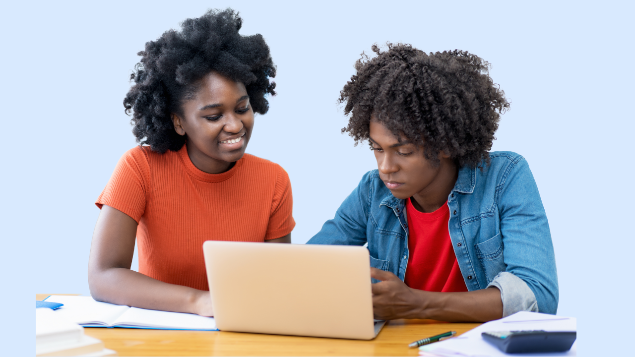 Students checking NSFAS funding application progress